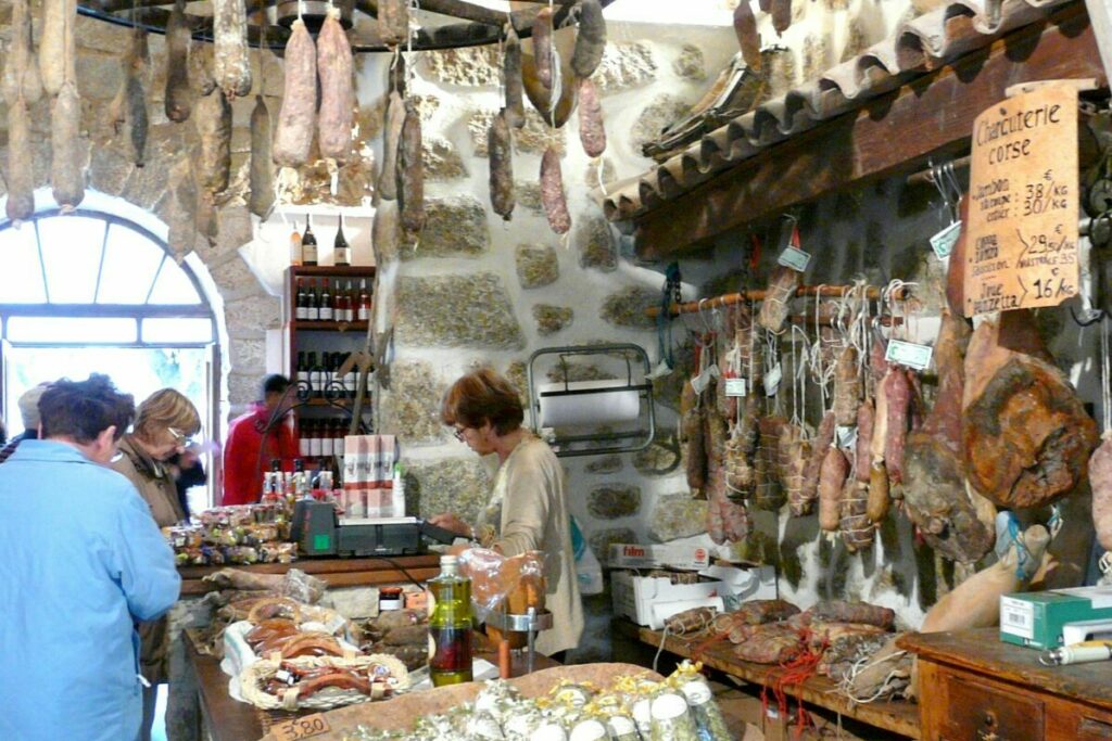 Chacuterie Corse à Sartène